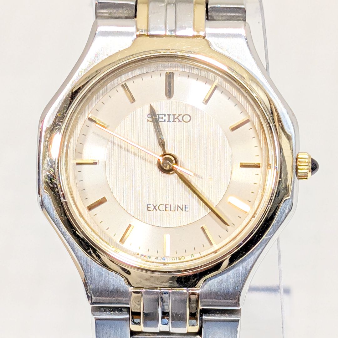 Seiko Exceline Analog Quartz Women Battery Replaced Working Item