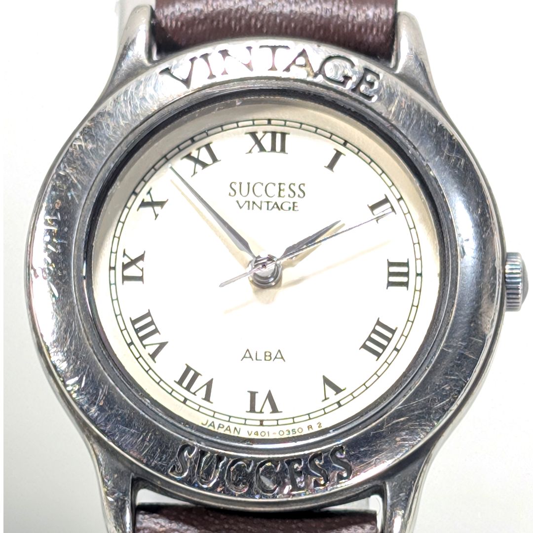 Seiko Alba Success SUCCESS Analog Quartz Women Ladies Battery & Band Replaced Working Item