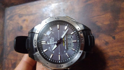 Casio Wave Ceptor WVA470 Digital-Analog Solar Men