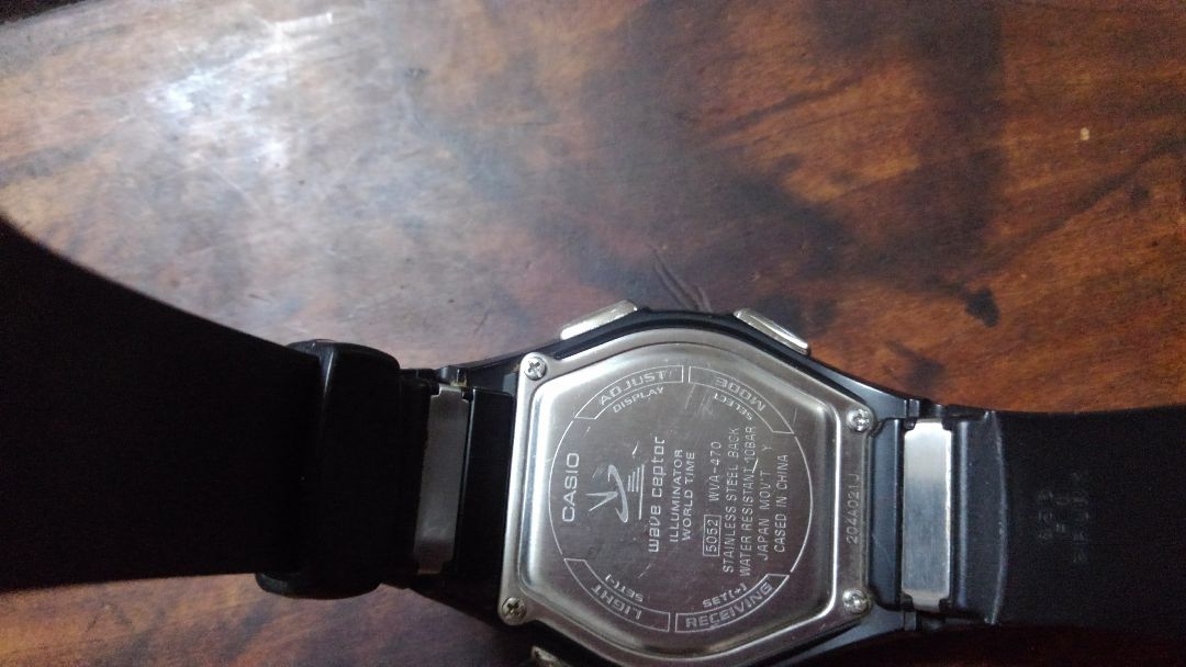 Casio Wave Ceptor WVA470 Digital-Analog Solar Men