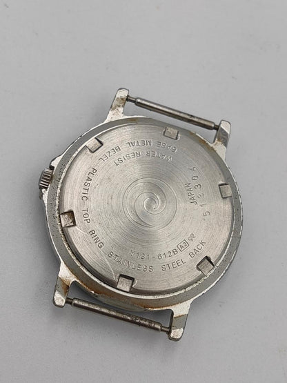 Seiko Alba QUESTO Y131-612B Analog Quartz Men Questo Y131 Watch Operation Unconfirmed B0357 For Parts / Junk