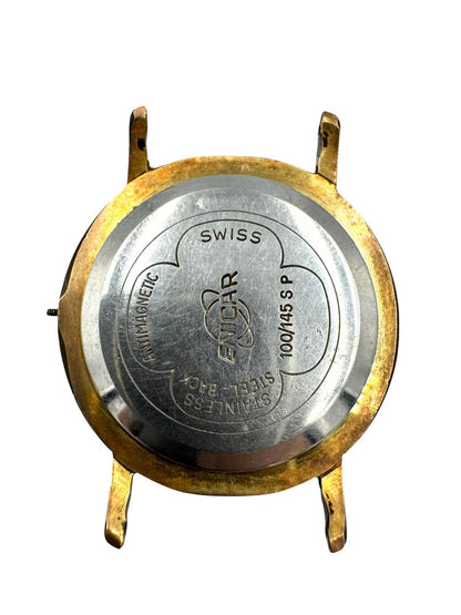 Enicar ULTRASONIC Analog Mechanical (Manual) Men Manual Winding Watch Case Only For Parts
