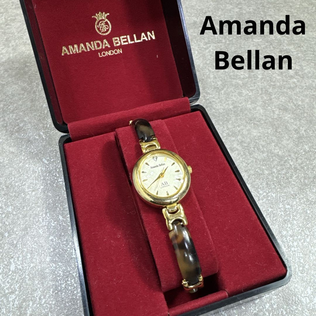 Amanda Bellan AB-124L Analog Quartz Women アマンダベラン Watch Made In Japan [For Parts / Junk]
