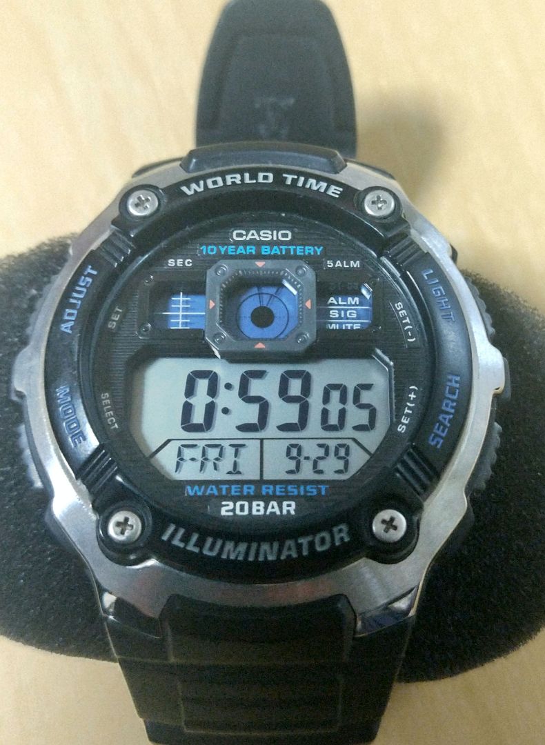 Casio Wald Time Digital Quartz Men