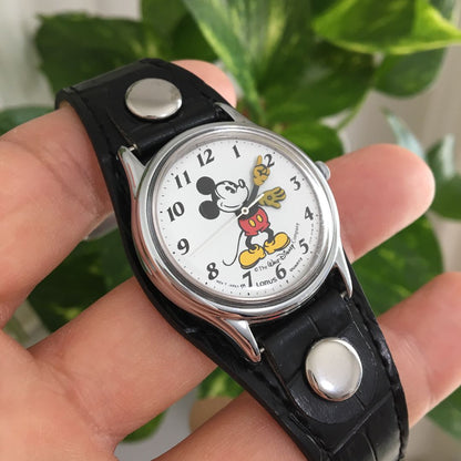 LORUS Analog Quartz Women ロラス 美品 希少 レトロ E ミッキー Watch