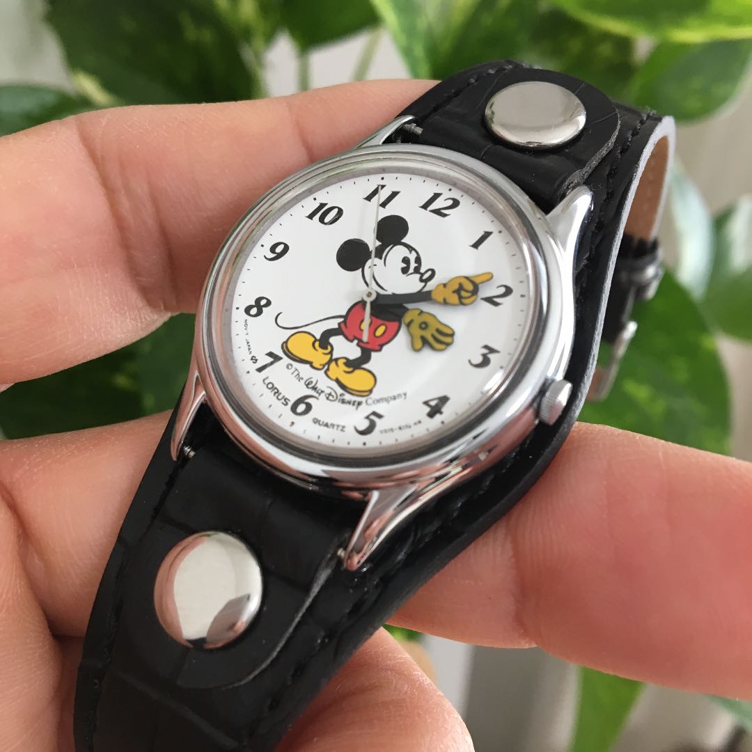 LORUS Analog Quartz Women ロラス 美品 希少 レトロ E ミッキー Watch