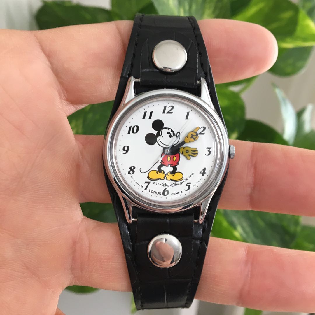 LORUS Analog Quartz Women ロラス 美品 希少 レトロ E ミッキー Watch