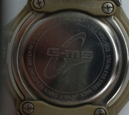 G-shock Baby-G MSG-503 Analog Quartz Women
