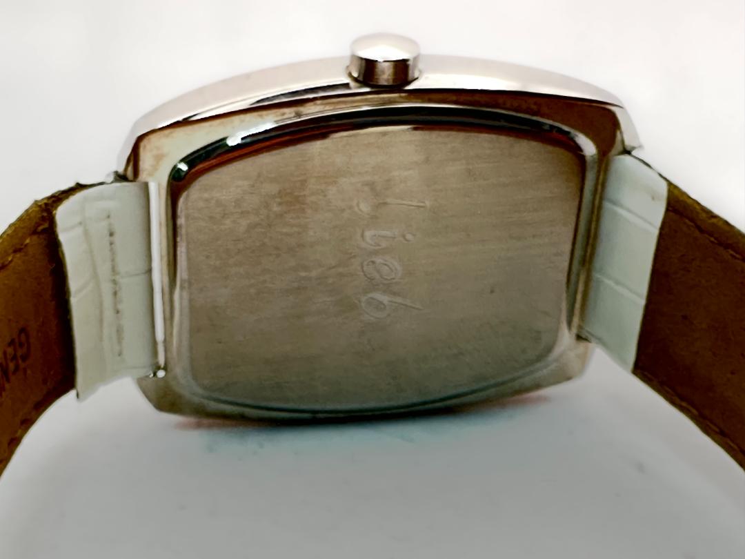 Liebe Men's Quartz Watch with Decorative Gemstone Bezel, 32mm Case