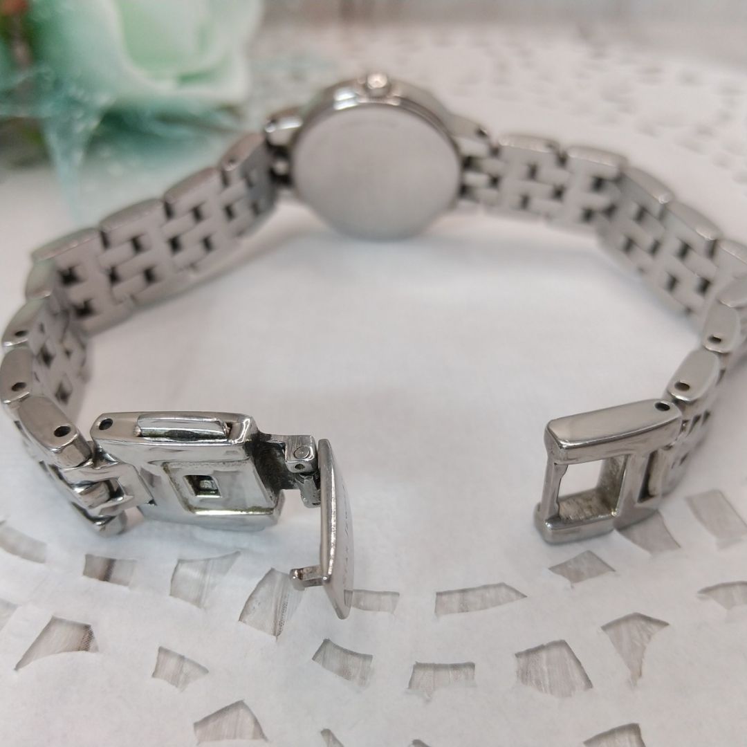 Star Jewelry Analog Solar Women 稼動品 スタージュエリー Watch シェル文字盤