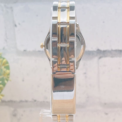 J-springs Analog Quartz Women ジェイスプリングス 未使用品電池 美品 J Springs Watch シルバー ゴールド 稼動品
