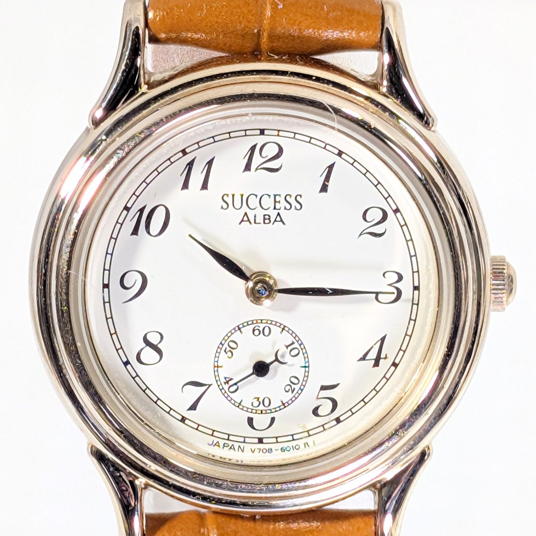 Seiko Alba Success SUCCESS Analog Quartz Women Small Seconds Womenbattery & Band Replaced Working Item