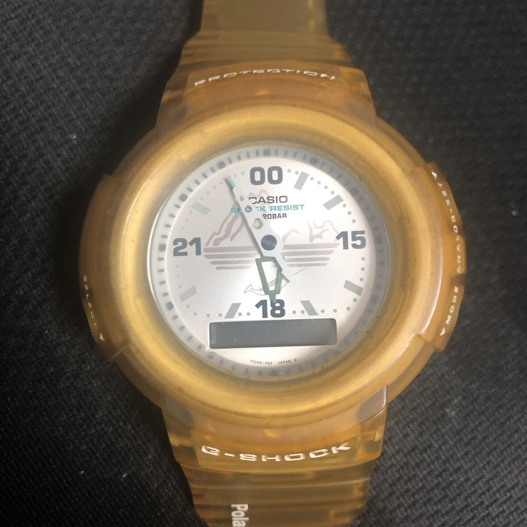 G-Shock skeleton AW-500NS-7E2T Digital-Analog Quartz Men