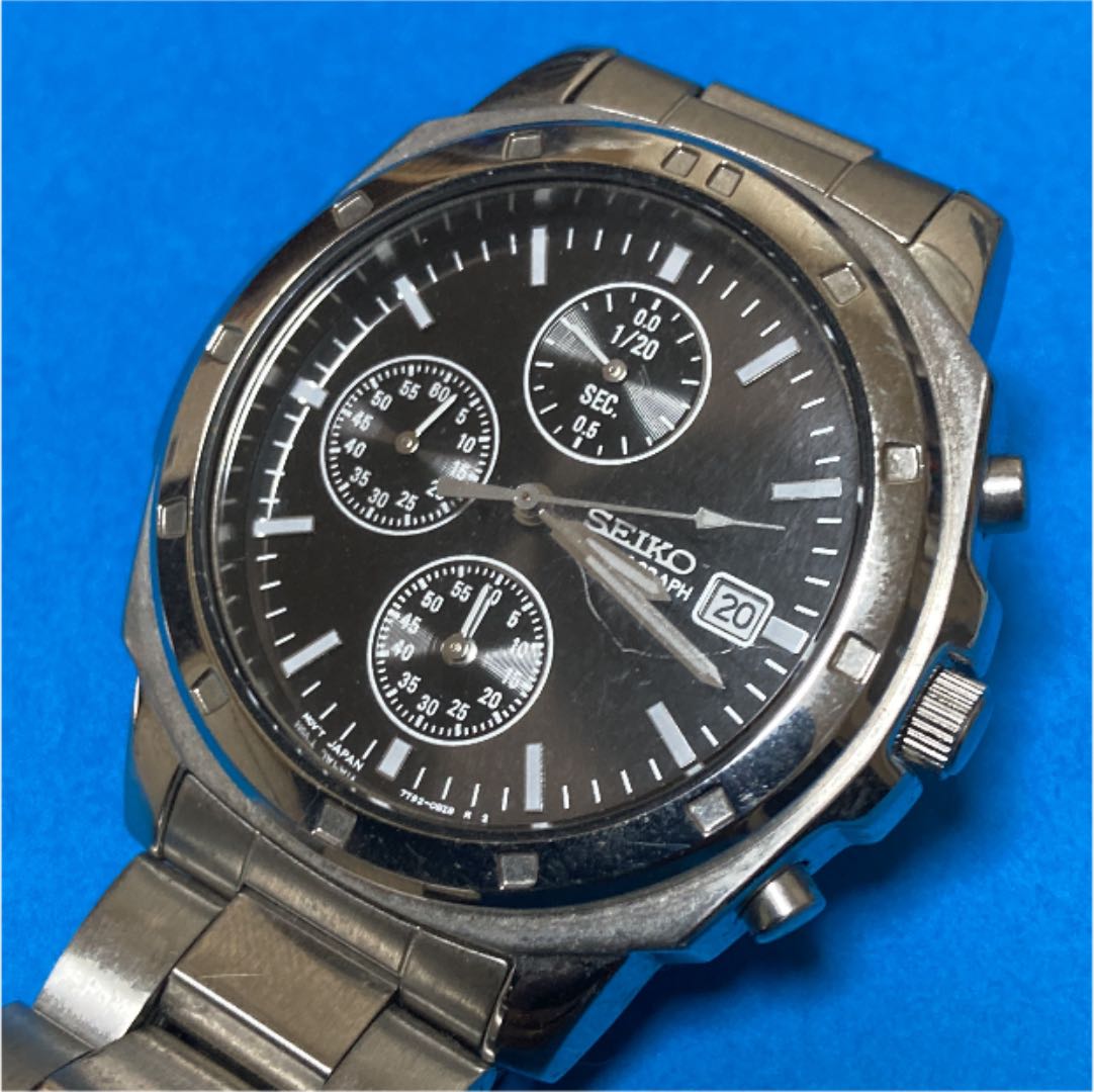 Seiko 7T92-0BZ8 Analog Quartz Men