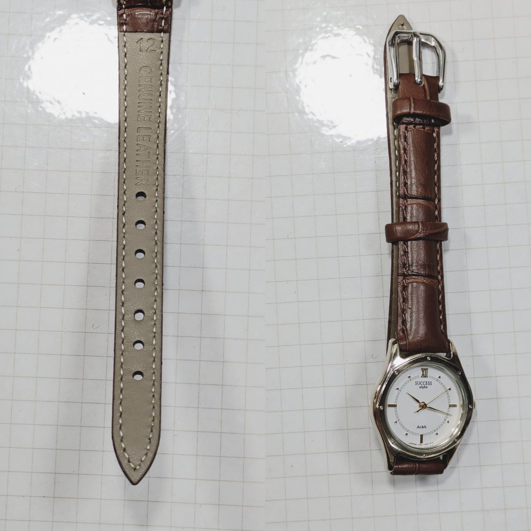 Seiko Alba Success SUCCESS Analog Quartz Women Successwomen Battery & Band Replaced Working Item