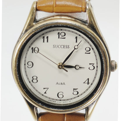Seiko Alba Success SUCCESS Analog Quartz Women Battery & Band Replaced Working Item