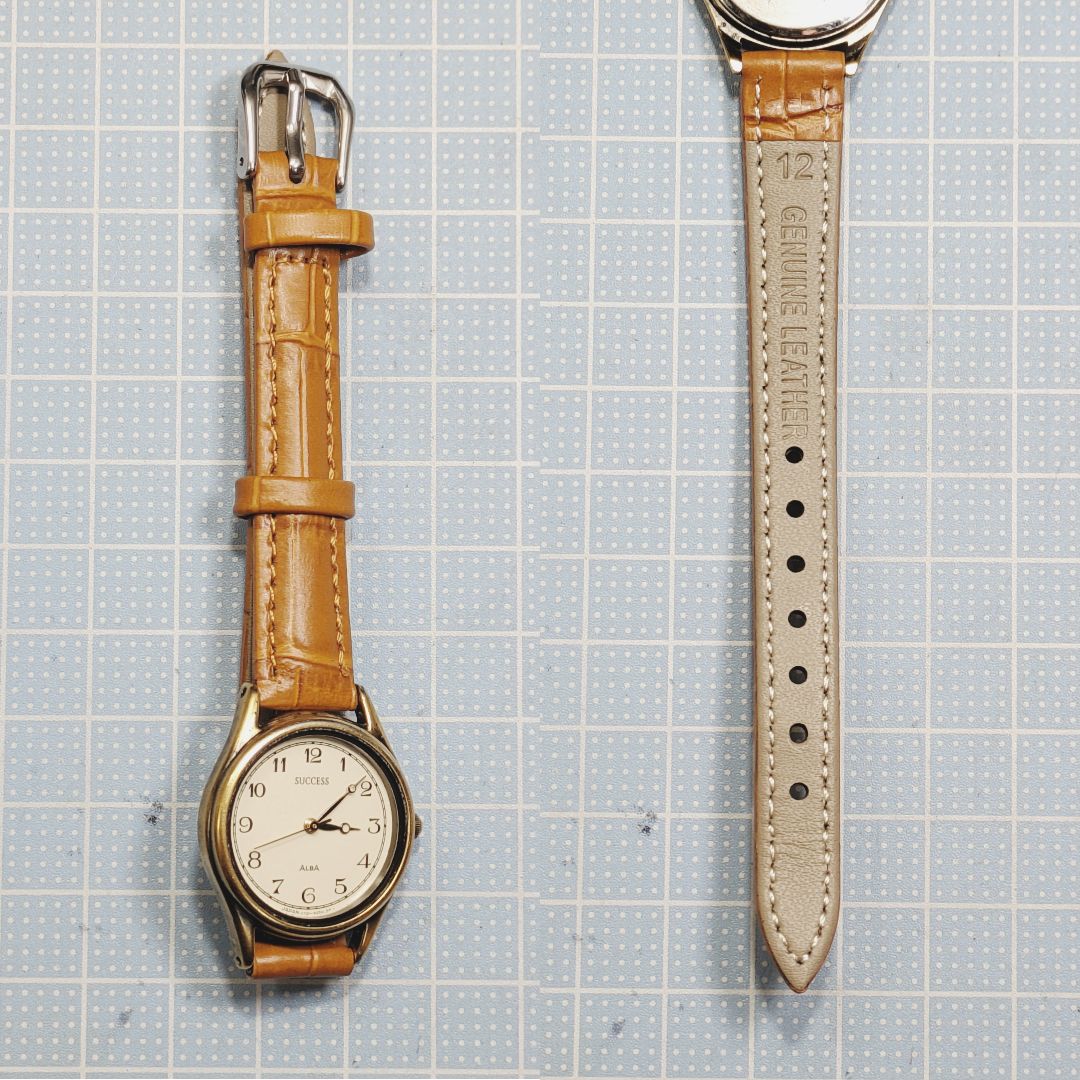 Seiko Alba Success SUCCESS Analog Quartz Women Battery & Band Replaced Working Item