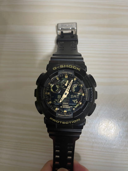 G-Shock GA-100CF-1A9JF Digital-Analog Quartz Men