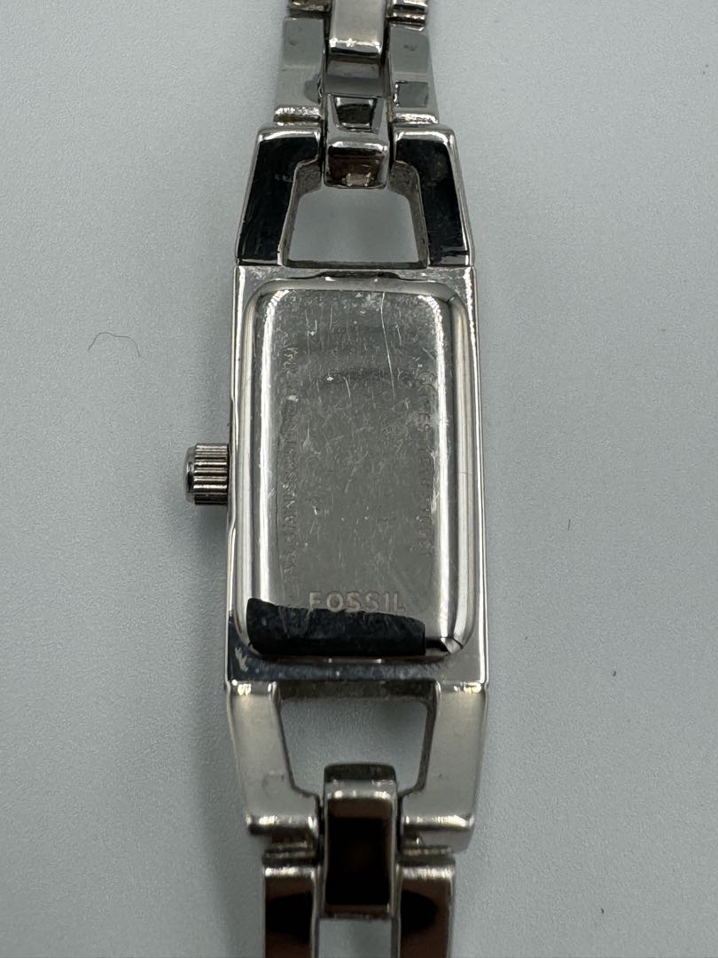 Fossil Analog Quartz Women Watch Silver Tone