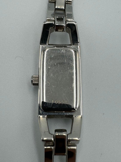 Fossil Analog Quartz Women Watch Silver Tone