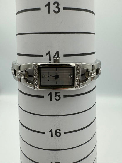 Fossil Analog Quartz Women Watch Silver Tone
