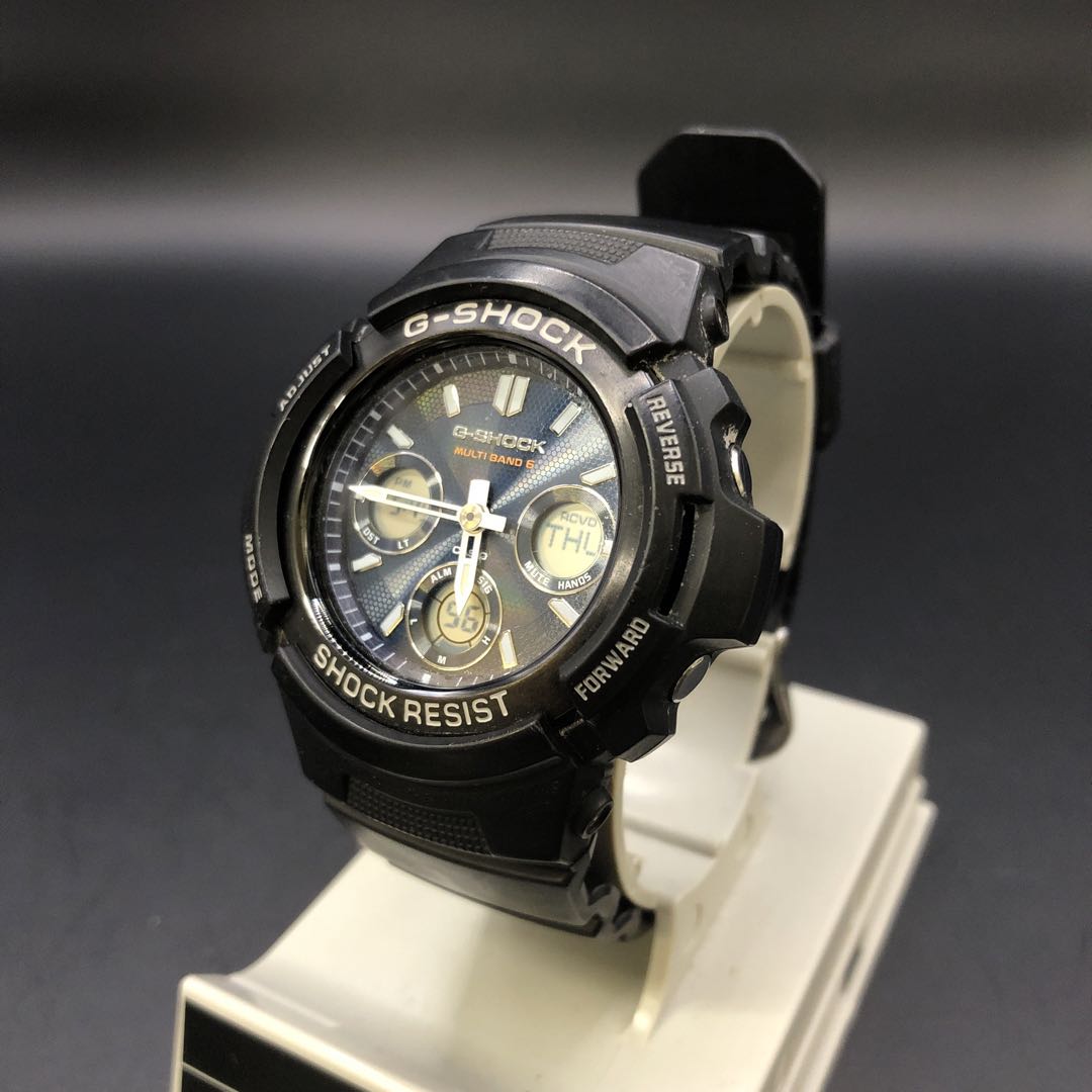 G-shock AWG-M100SB Analog Solar Men ジーショック Casio タフ Watch