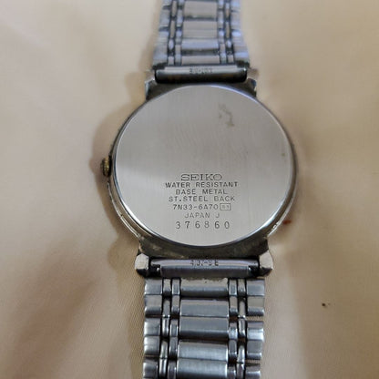 Seiko 7N33-6A70 Analog Quartz Men