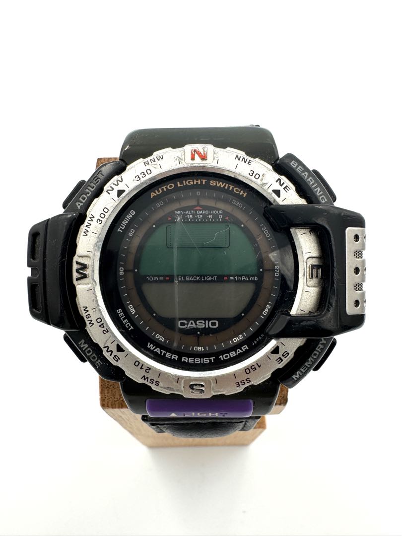 Casio PRT-40 1471 Digital Unisex Adults Wristwatch, Junk Item, No Working Condition, 55Mm Case