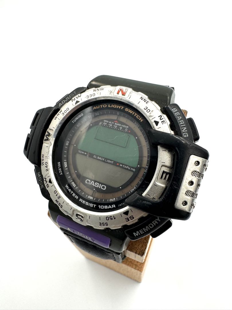 Casio PRT-40 1471 Digital Unisex Adults Wristwatch, Junk Item, No Working Condition, 55Mm Case