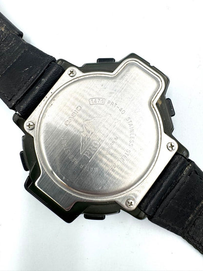 Casio PRT-40 1471 Digital Unisex Adults Wristwatch, Junk Item, No Working Condition, 55Mm Case