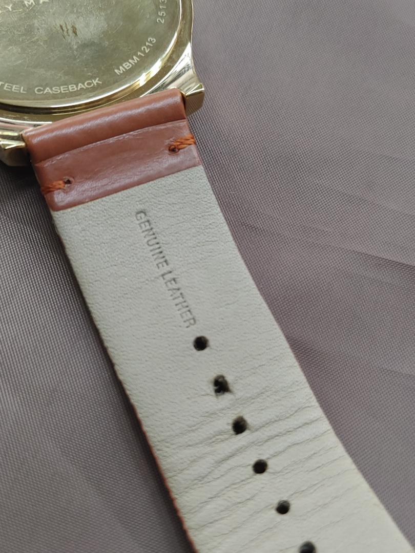 Marc By Jacobs MBM-1213 Analog Quartz Men マークバイマークジェイコブス Ｂｙ Menwatch Used品 [For Parts / Junk]