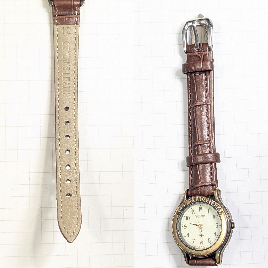 Seiko Alba Analog Quartz Women Battery & Band Replaced Working Item