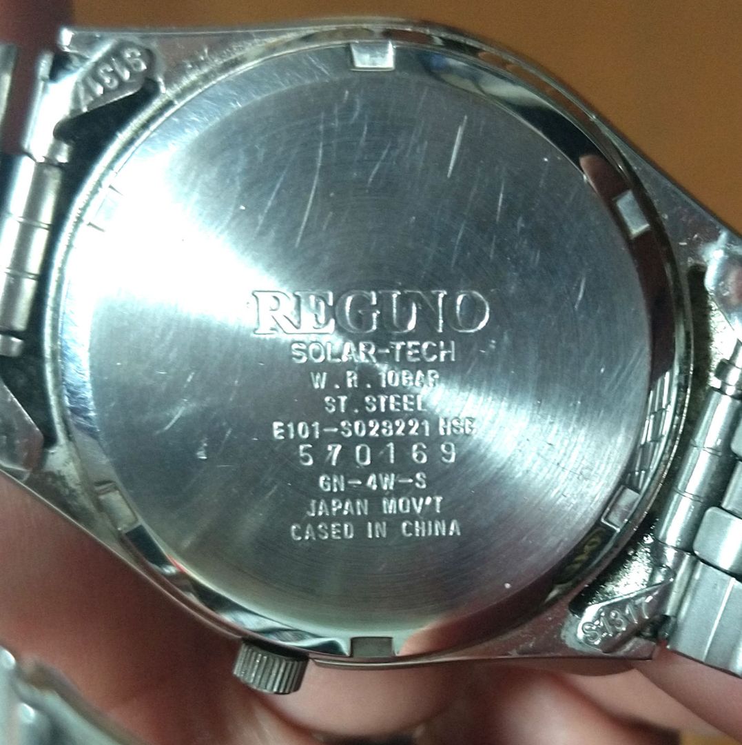 Seiko Reguno Analog Solar Men