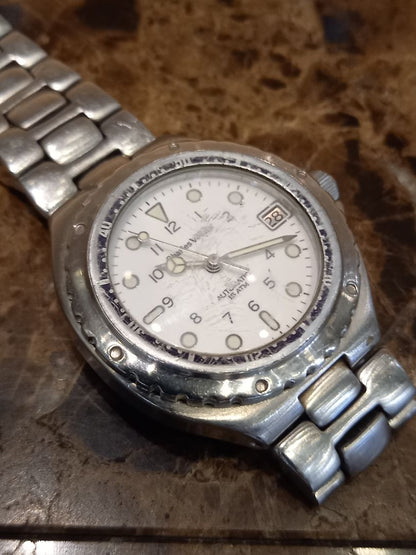 Charles Vogele Analog Mechanical (Automatic) Men Date Automatic Watch White Dial