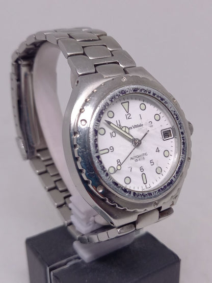 Charles Vogele Analog Mechanical (Automatic) Men Date Automatic Watch White Dial