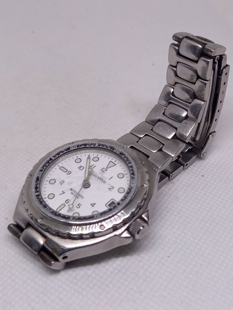 Charles Vogele Analog Mechanical (Automatic) Men Date Automatic Watch White Dial
