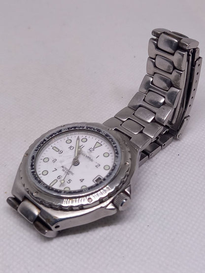 Charles Vogele Analog Mechanical (Automatic) Men Date Automatic Watch White Dial