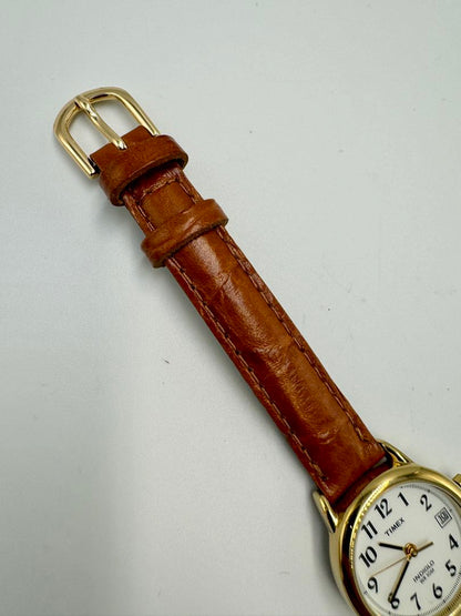 TIMEX Quartz Watch Silver Tone x Gold Tone