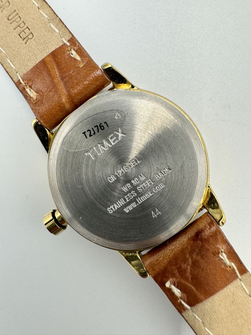 TIMEX Quartz Watch Silver Tone x Gold Tone