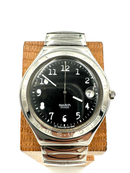 Swatch Analog Quartz Unisex Adults Wristwatch, 36Mm Case, Swiss Made, Antique Condition