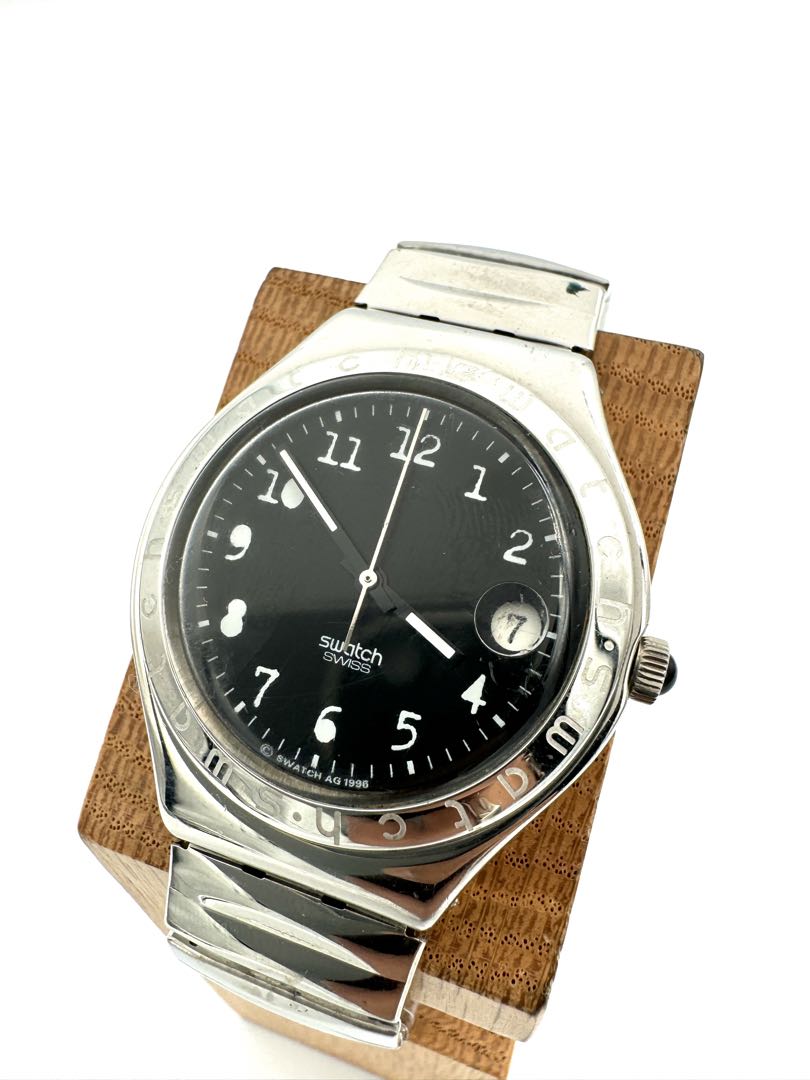 Swatch Analog Quartz Unisex Adults Wristwatch, 36Mm Case, Swiss Made, Antique Condition