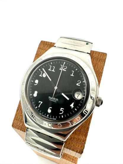 Swatch Analog Quartz Unisex Adults Wristwatch, 36Mm Case, Swiss Made, Antique Condition