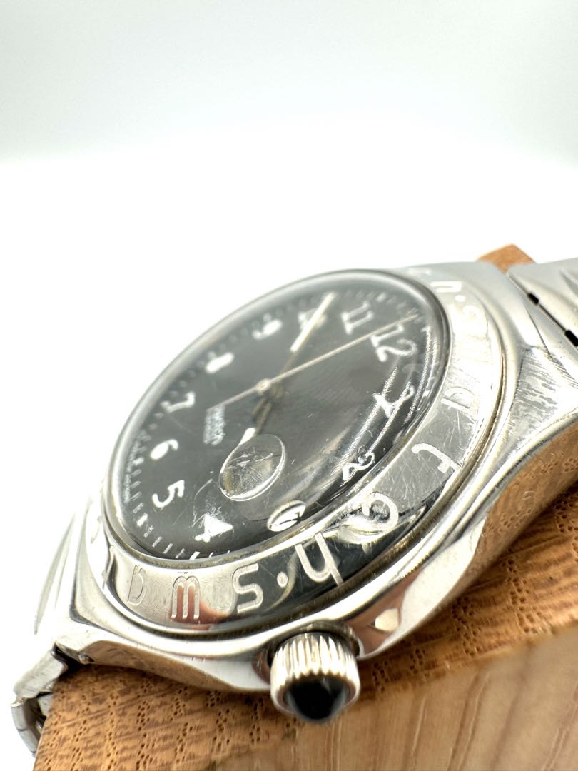 Swatch Analog Quartz Unisex Adults Wristwatch, 36Mm Case, Swiss Made, Antique Condition