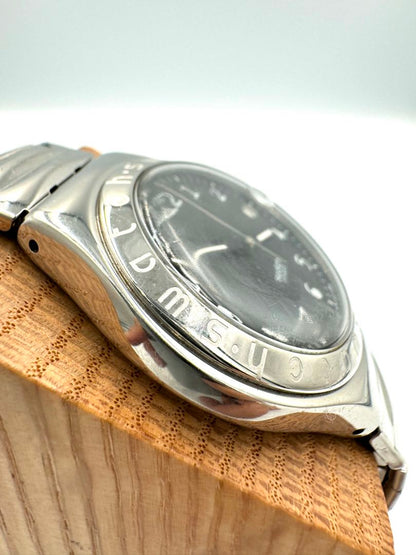 Swatch Analog Quartz Unisex Adults Wristwatch, 36Mm Case, Swiss Made, Antique Condition