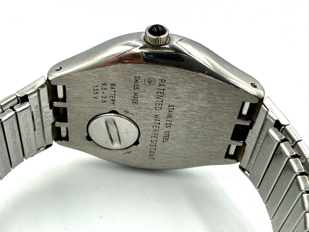 Swatch Analog Quartz Unisex Adults Wristwatch, 36Mm Case, Swiss Made, Antique Condition