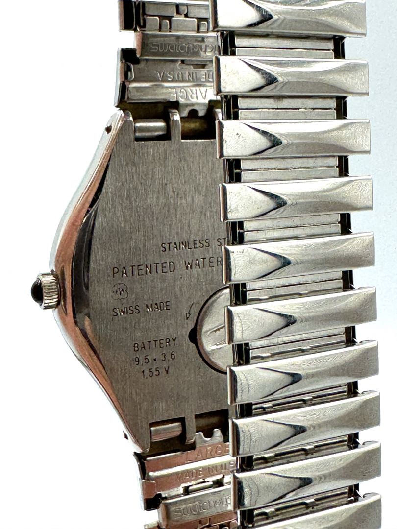 Swatch Analog Quartz Unisex Adults Wristwatch, 36Mm Case, Swiss Made, Antique Condition