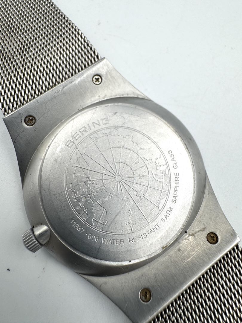 Bering Analog Quartz Men Watch For Parts