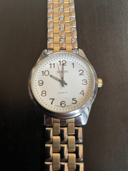 J-axis script Analog Quartz Men
