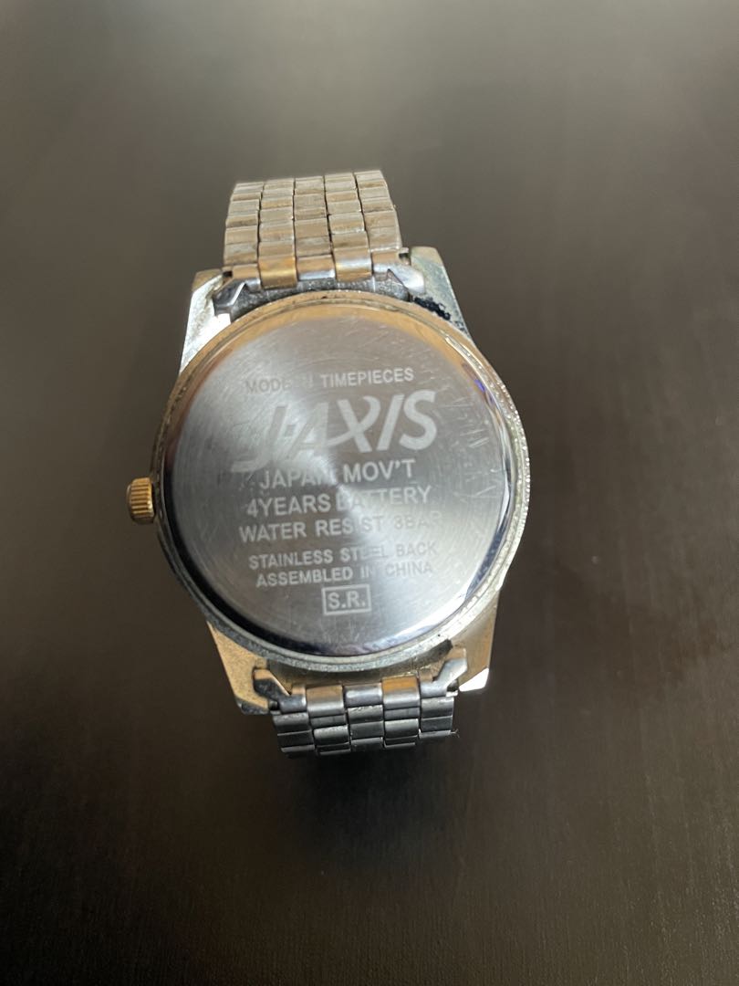 J-axis script Analog Quartz Men