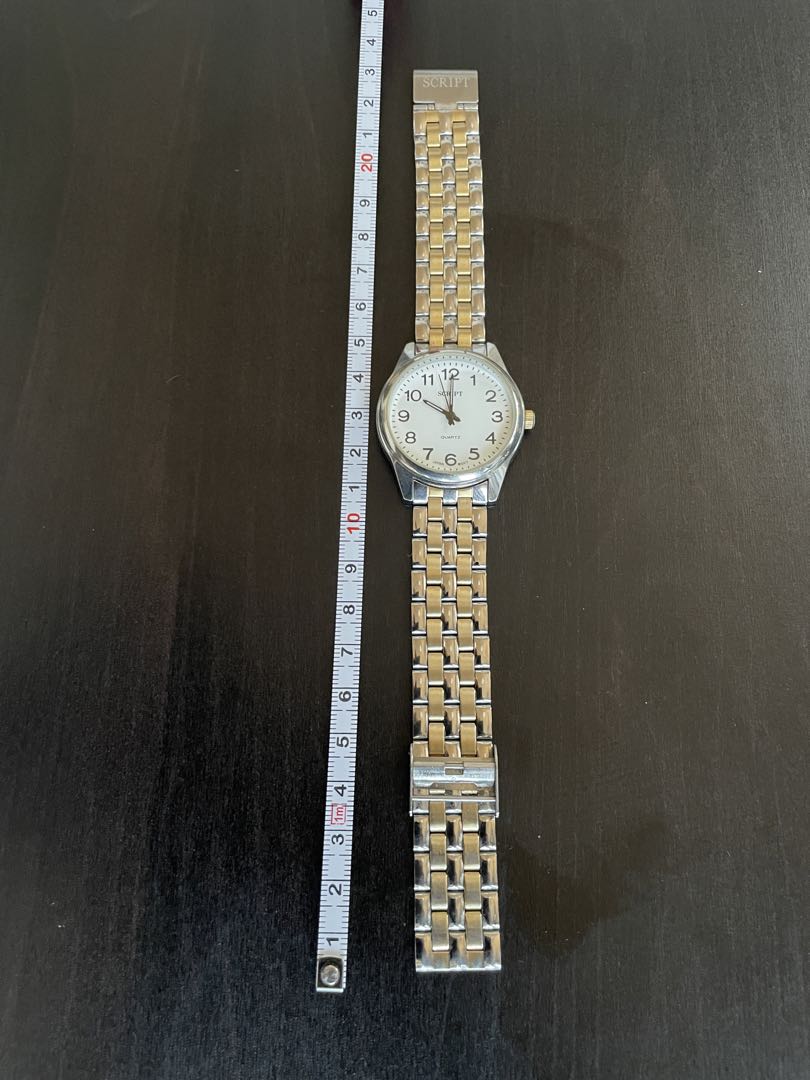J-axis script Analog Quartz Men